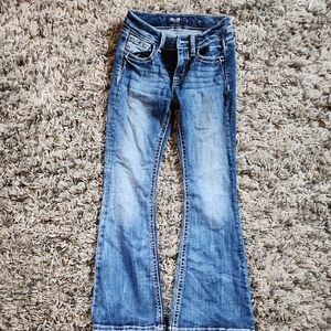 Miss Me Flare Jeans in Classic Blue